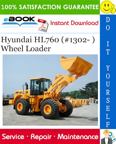 Hyundai Hl760 1302 Wheel Loader Service Repair Workshop Manual Download