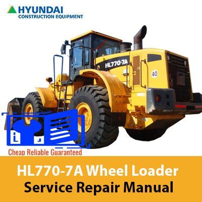 Hyundai Hl770 9 Wheel Loader Service Repair Manual Download