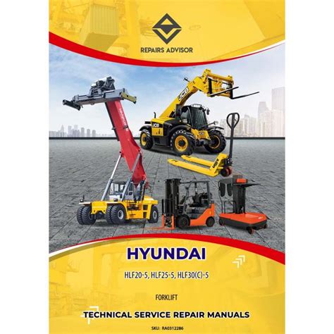 Hyundai Hlf20 25 30 C 5 Forklift Truck Service Repair Workshop Manual Download