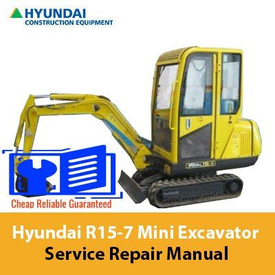 Hyundai R15 7 Mini Excavator Service Repair Manual Download