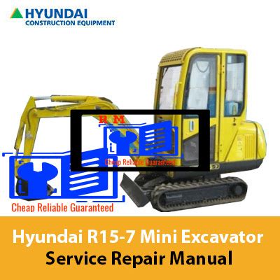 Hyundai R15 7 Mini Excavator Service Repair Workshop Manual Download