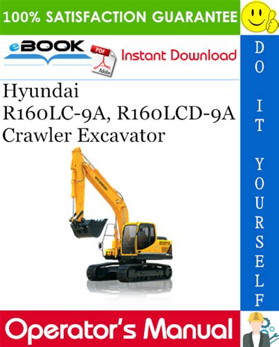 Hyundai R160lc 9 Crawler Excavator Operating Manual