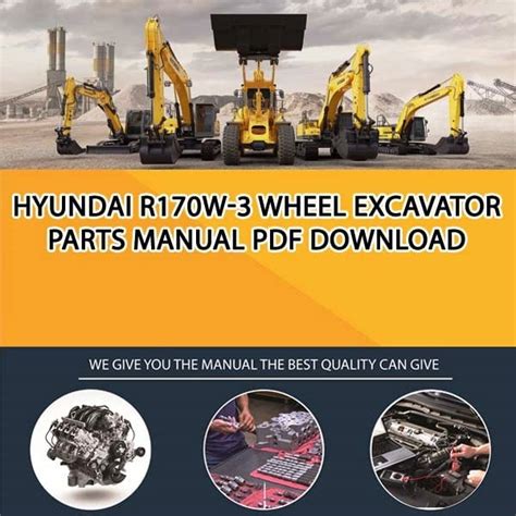 Hyundai R170w 3 Wheel Excavator Workshop Service Repair Manual Download