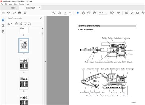 Hyundai R210lc 7a Crawler Excavator Service Manual Operating Manual Collection Of 2 Files