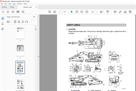 Hyundai R215c 7h Crawler Excavator Operating Manual