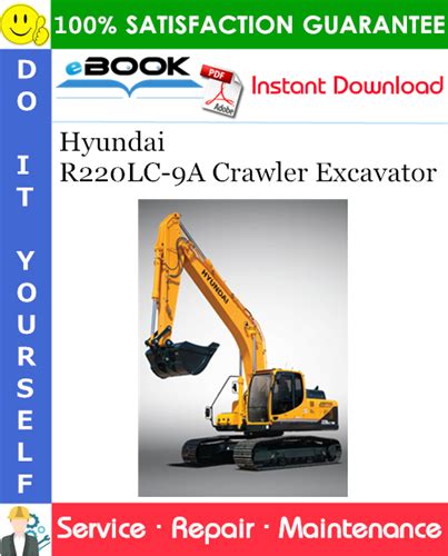 Hyundai R220nlc 9a Crawler Excavator Service Repair Workshop Manual Download