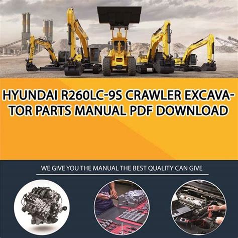 Hyundai R260lc 9s Crawler Excavator Factory Service Repair Manual Instant Download