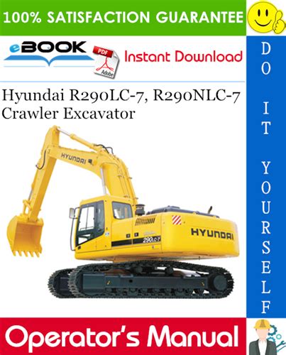 Hyundai R290lc 7 Crawler Excavator Operating Manual