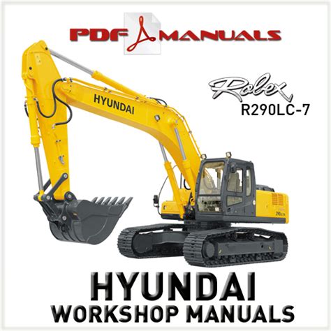 Hyundai R290lc 7 Crawler Excavator Service Repair Manual