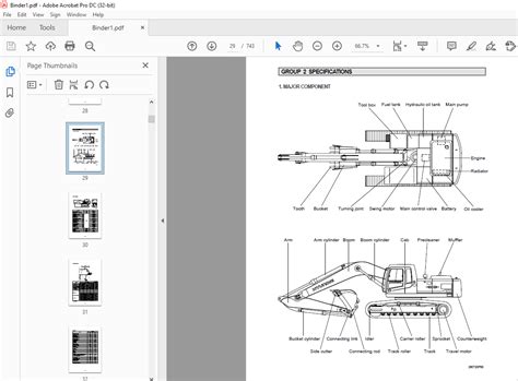 Hyundai R320lc 7 Crawler Excavator Service Manual Operating Manual Collection Of 2 Files