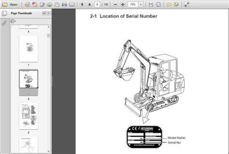 Hyundai R35 7 Mini Excavator Service Repair Manual Download