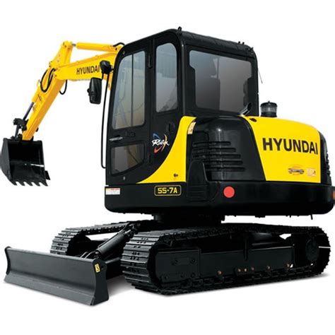 Hyundai R55 7a Crawler Excavator Service Repair Workshop Manual Download