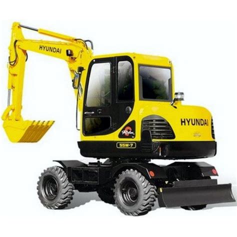 Hyundai R55w 7 Wheel Excavator Service Repair Workshop Manual Download