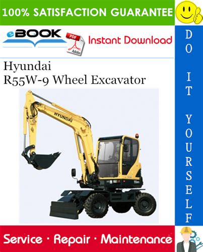 Hyundai R55w 9 Wheel Excavator Service Repair Workshop Manual Download