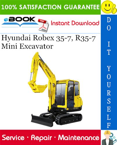 Hyundai Robex 35 7 R35 7 Mini Excavator Factory Service Repair Manual Instant Download