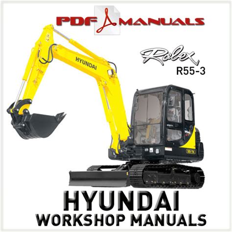 Hyundai Robex 55 3 Crawler Excavator Service Manual