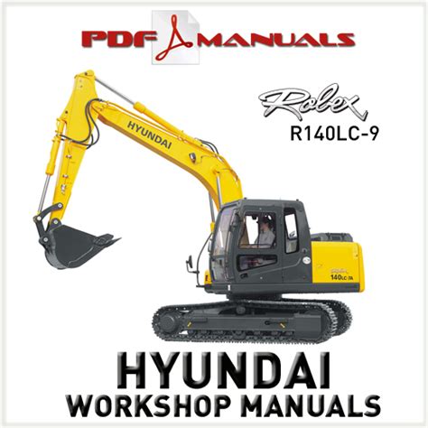 Hyundai Robex R140lc 9 Crawler Excavator Full Service Workshop Manual R 140 Lc 9