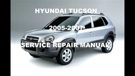 Hyundai Tucson Diesel Service Manual