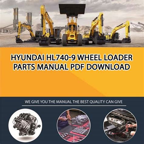 Hyundai Wheel Loader Hl740 9 Complete Manual