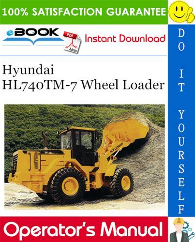 Hyundai Wheel Loader Hl750 3 Hl750tm 3 Operating Manual