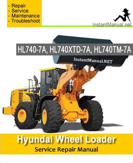 Hyundai Wheel Loader Hl757 7a Hl757tm 7a Factory Service Repair Workshop Manual Instant Download