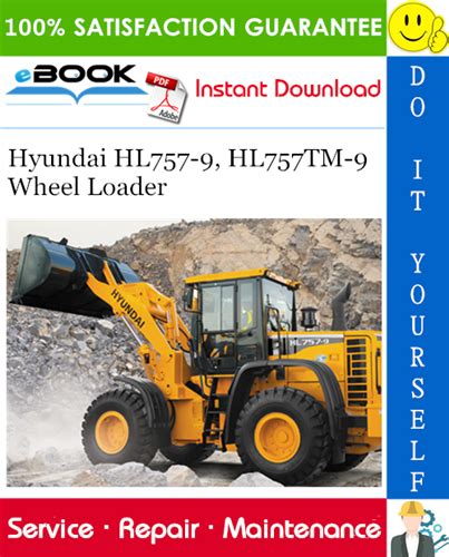 Hyundai Wheel Loader Hl757 9 And Hl757tm 9 Complete Manual
