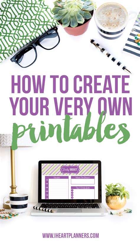 I Heart Planners Create Your Own Printables Course
