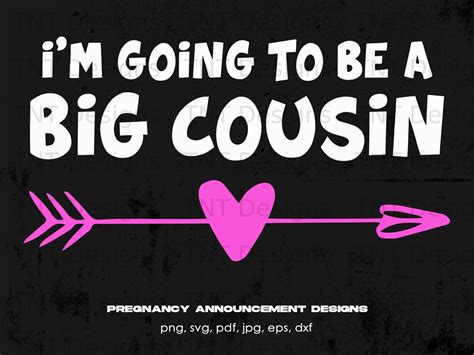 I M Going to Be a Cousin Funny Pregnancy Baby Reveal Quote book cover