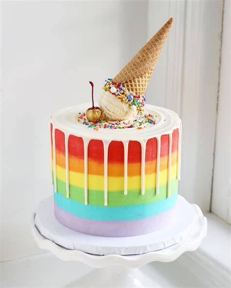 Ice Cream Cake Rainbow: A Sweet Treat for the Soul