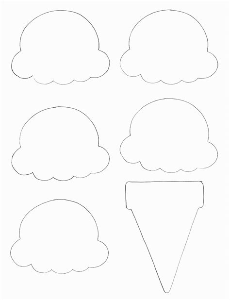 Ice Cream Cone Template