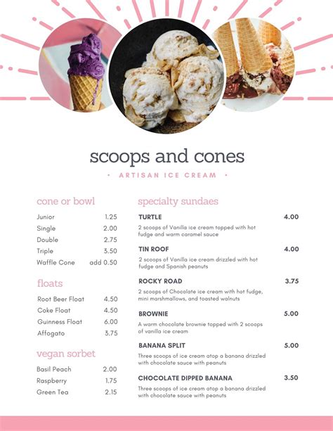 Ice Cream Menu Board: Your Guide to the Sweetest Summer Treat
