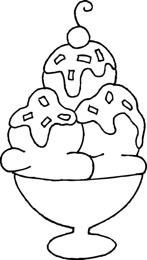 Ice Cream Sundae Coloring Page: Unleash Your Artistic Sweetness!
