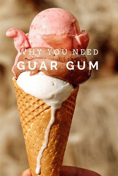 Ice Cream with Guar Gum: A Sweet and Wholesome Treat