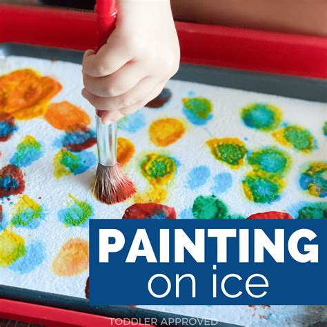 Ice Painting: A Sensory, Creative Adventure for Toddlers