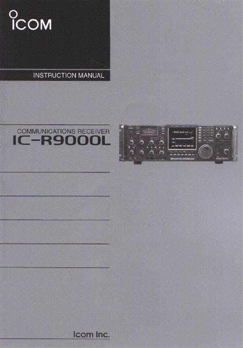 Icom Ic R9000l Service Repair Manual Download