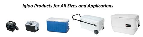 Igloo Cooler Sizes Chart