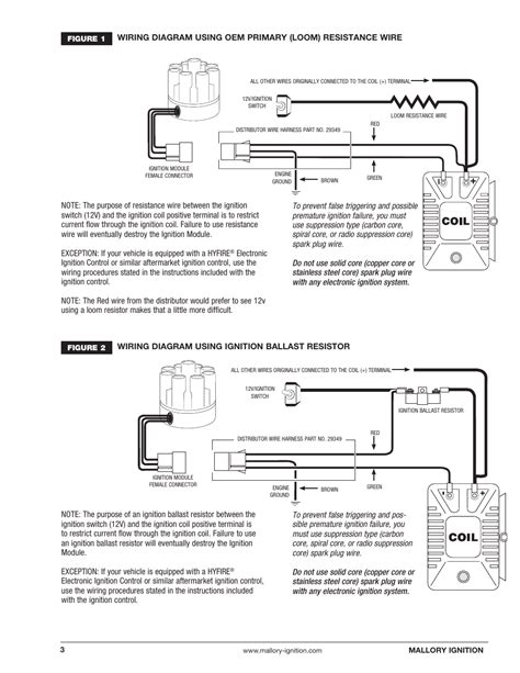 Ignition Module Wiring Ford Diagram Mallory