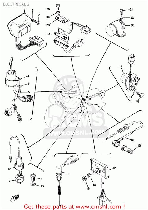 Ignition Switch Wiring Diagram 1973 Dt3 Yamaha Motorcycle