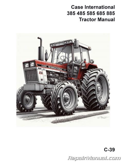 Ih Case David Brown 385 485 585 685 885 Tractor Service Shop Repair Manual Download