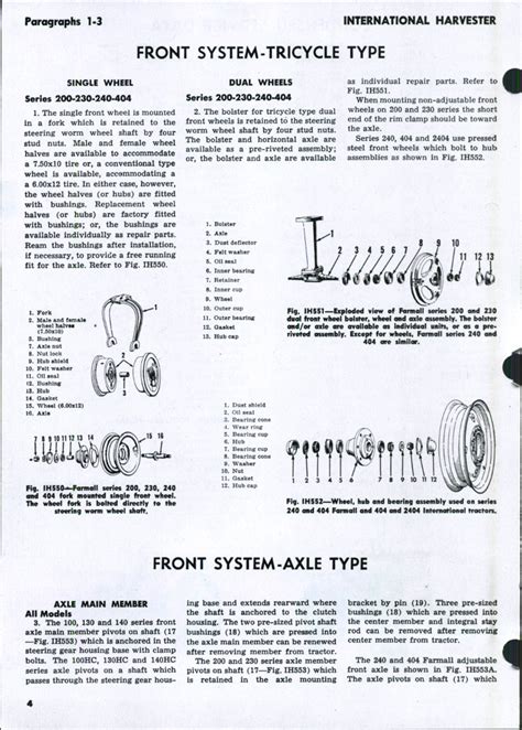 Ih International Harvester Farmall 130 140 Tractor Shop Service Repair Manual Download