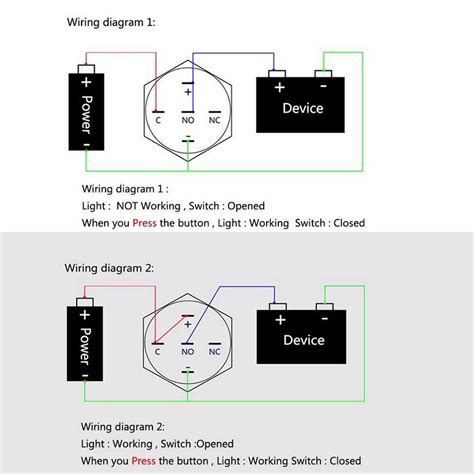 Illuminated Push Button Wiring Diagram