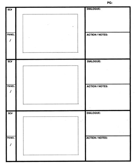 Illustrator Storyboard Template