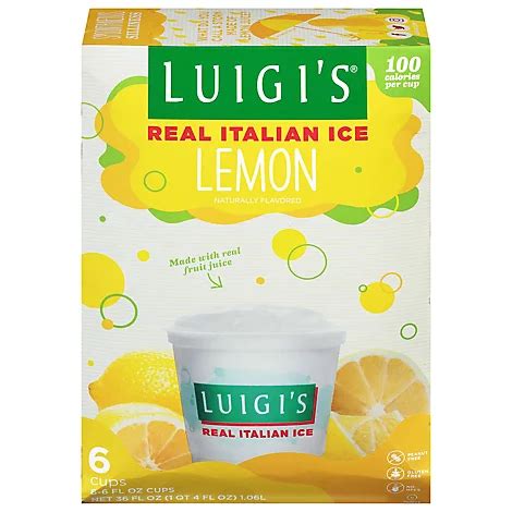Immerse Yourself in the Zesty Embrace of Luigis Lemon Italian Ice: A Culinary Masterpiece that Refreshes and Revives