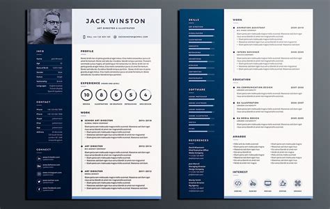 Indesign Resume Template Free
