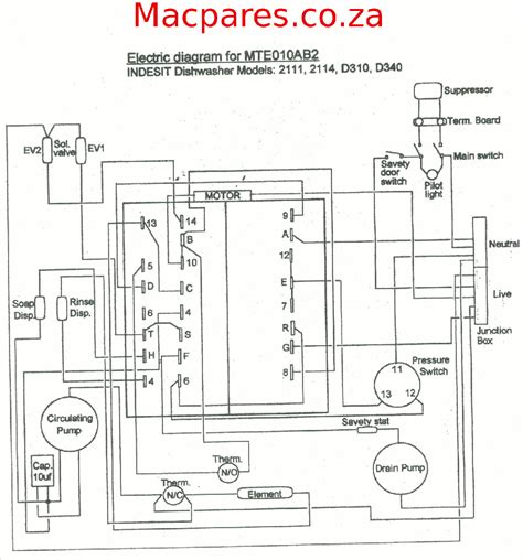 Indesit Refrigerator Wiring Diagram