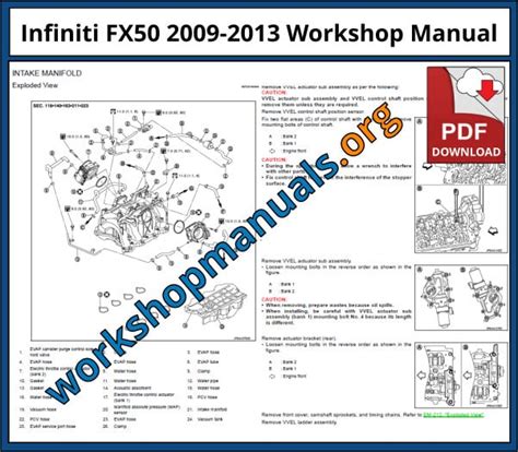 Infiniti Fx35 Fx50 Service Repair Manual Pdf 2010 2011