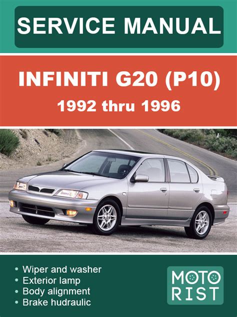 Infiniti G20 1991 1992 Service Repair Manual