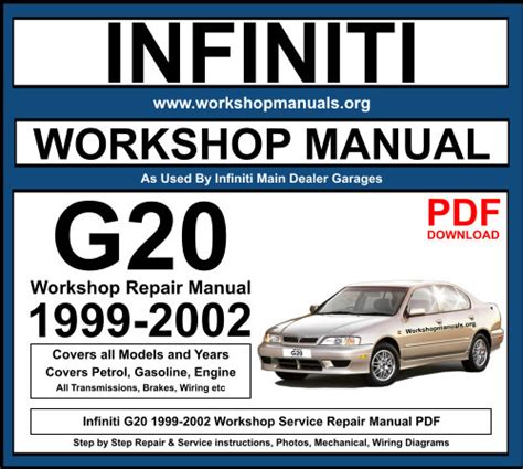 Infiniti G20 1999 2002 Service Repair Manual