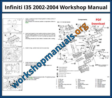 Infiniti I35 Complete Workshop Repair Manual 2004