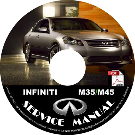 Infiniti M35 M45 Complete Workshop Repair Manual 2009